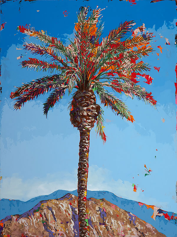 California Dreaming #1, painting by Los Angeles artist David Palmer, acrylic on canvas, art