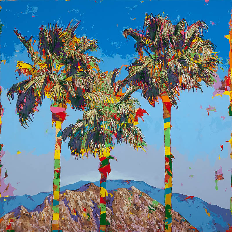 California Dreaming #3, painting by Los Angeles artist David Palmer, acrylic on canvas, art