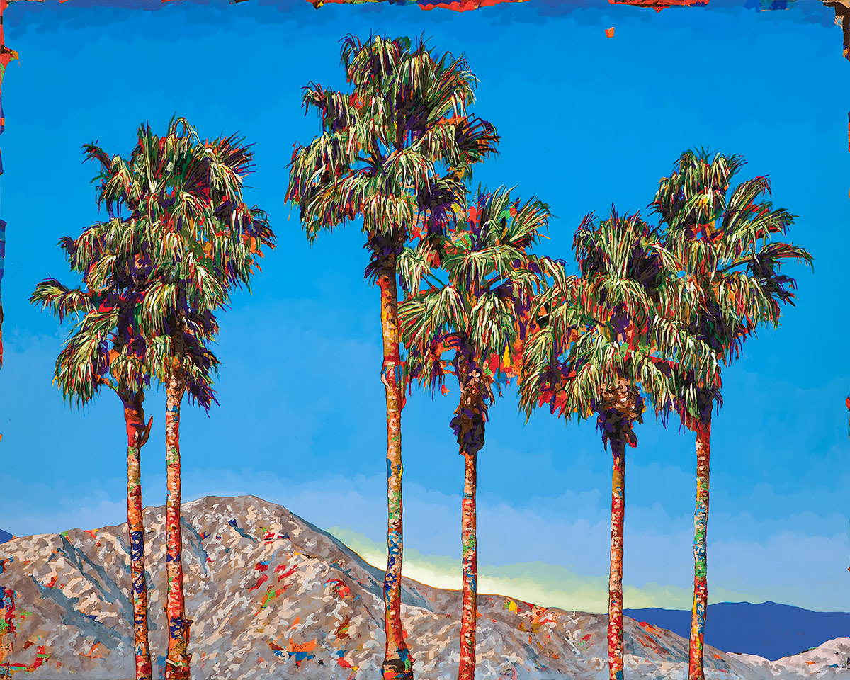 CaliforniaDreaming #5, painting by Los Angeles artist David Palmer, acrylic on canvas, art
