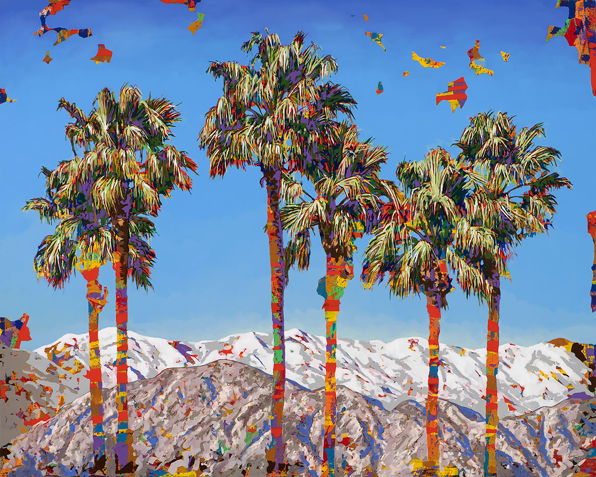 CaliforniaDreaming #10, painting by Los Angeles artist David Palmer, acrylic on canvas, art