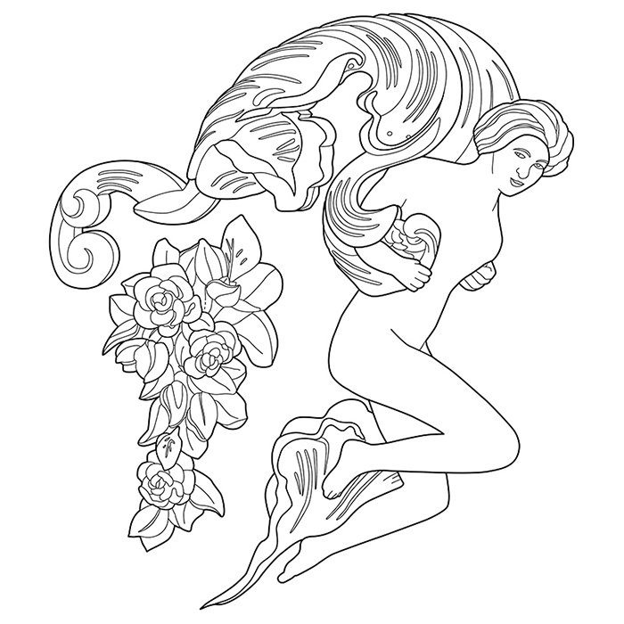 CAROUSEL: a Coloring Jones coloring book for adults